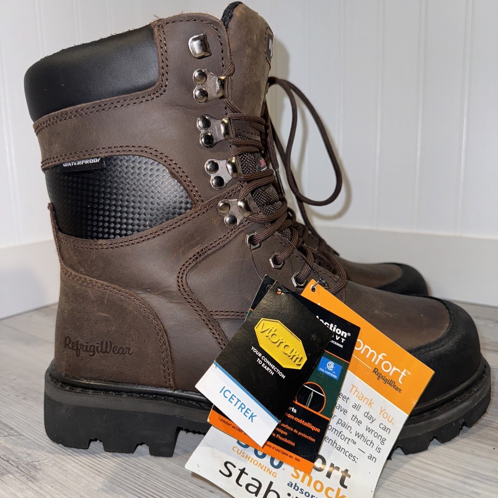 NWT - Refrigiwear 123cr Boot Size 8 M Brown‎